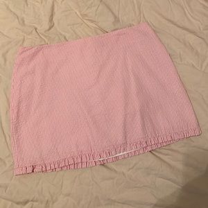 Lilly Pulitzer Seersucker Pink Skirt CALLIE